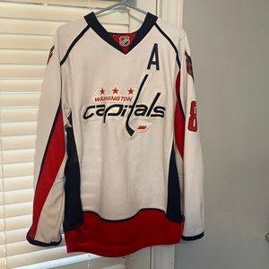 NHL Reebok Ovechkin Capitals Jersey Size 52